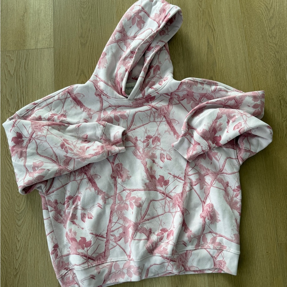 Abercrombie & Fitch Pink Camo Sunday Hoodie